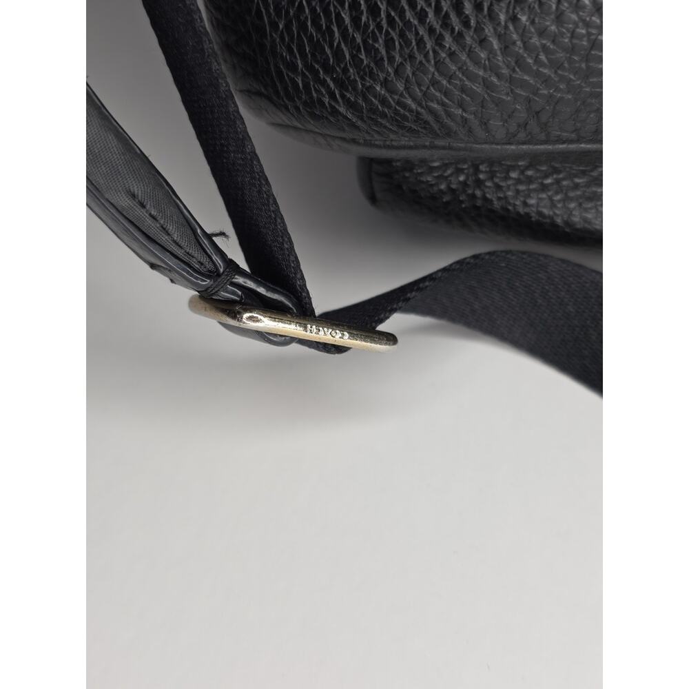 Coach Mini Small Charlie Backpack Pebbled Leather Black F28995 - Picture 8 of 15
